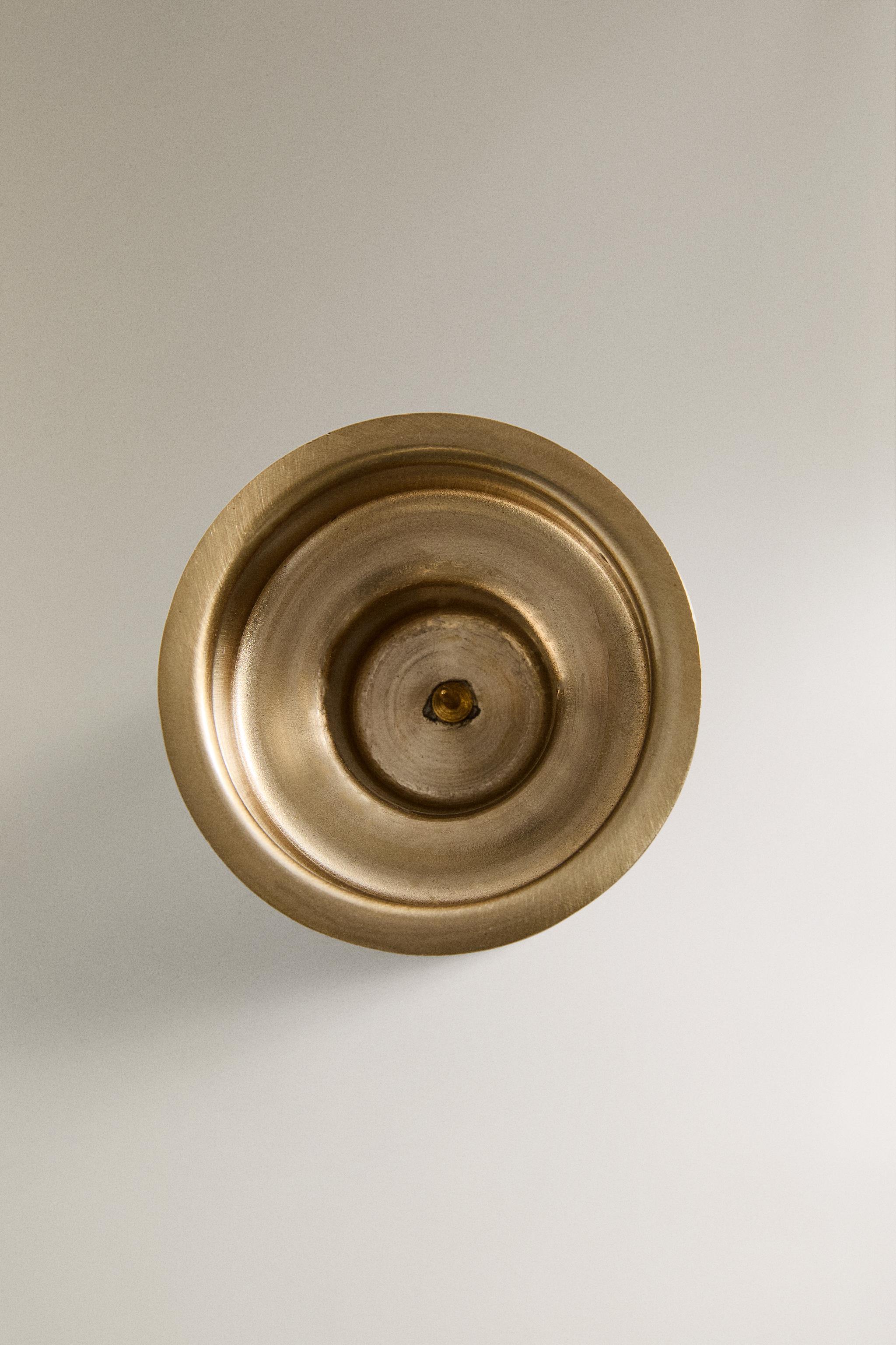 METALLIC CHRISTMAS GLASS TEALIGHT HOLDER